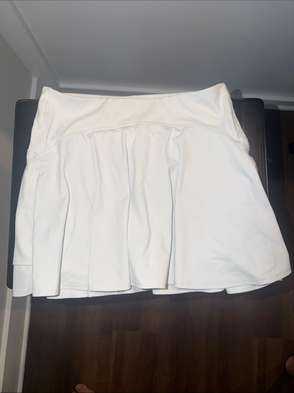 Women's White Active Skirt